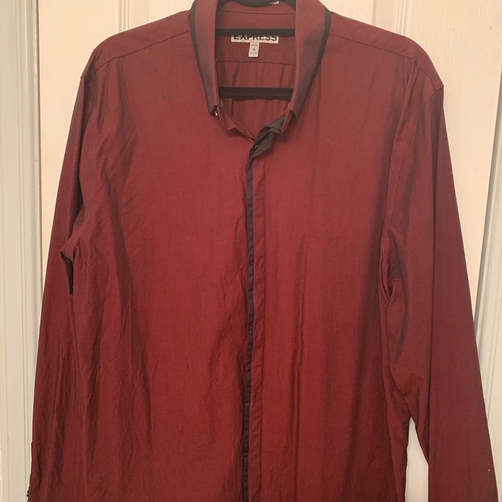 Express Burgundy XL Shirt
